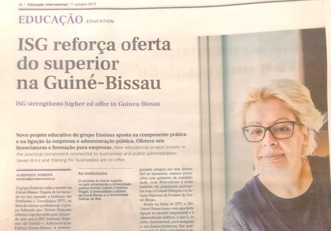 ISG Refor a Oferta Do Superior Na Guin Bissau