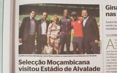 Selecção Moçambicana visitou Estádio de Alvalade