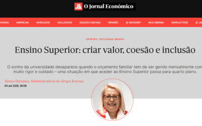 Jornal Económico: Ensino Superior: criar valor, coesão e inclusão